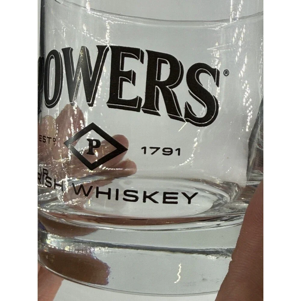 POWERS Collectible Whiskey Glass 8 Oz